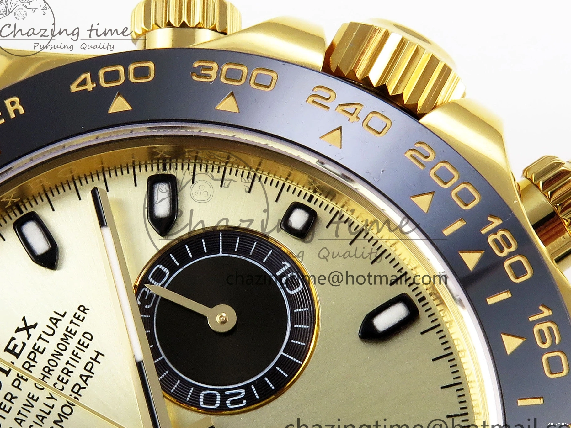 0420 DAYTONA 116518 APSF 1:1 BEST EDITION YG BLACK DIAL ON OYSTERFLEX RUBBER STRAP SH OnTrend 1784